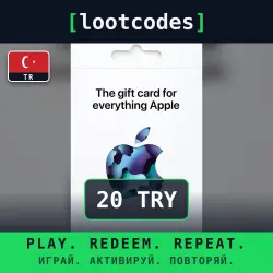 Apple Gift Card — ₺20 TRY — Türkiye