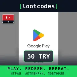 Google Play Gift Card — 50 TRY — Türkiye