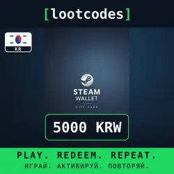 Steam Gift Card — KRW 5000 — South Korea
