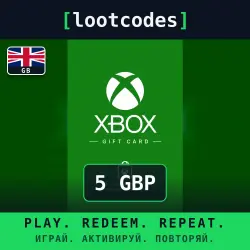 Xbox Gift Card — GBP 5 — United Kingdom