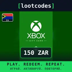 Xbox Gift Card — ZAR 150 — Xbox Series X|S — South Africa