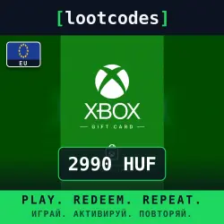 Xbox Gift Card — HUF 2990 — Hungary
