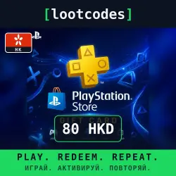 PlayStation Store Gift Card — HKD 80 — Hong Kong