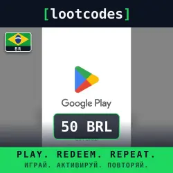 Google Play Gift Card — 50 BRL — Brazil