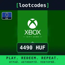 Xbox Gift Card — HUF 4490 — Hungary