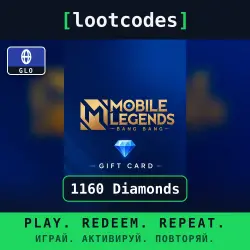 Mobile Legends: Bang Bang — 1160 Diamonds — Global