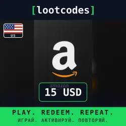 Amazon Gift Card — 15 USD — United States