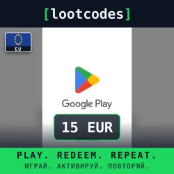 Google Play Gift Card — 15 EUR — France