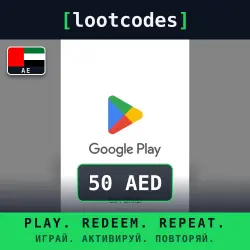 Google Play Gift Card — 50 AED — United Arab Emirates