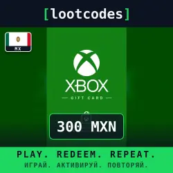 Xbox Gift Card — MXN 300 — Mexico