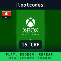 Xbox Gift Card — 15 CHF — Switzerland