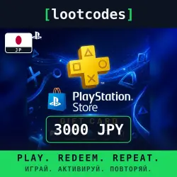 PlayStation Store Gift Card — JPY 3000 — Japan
