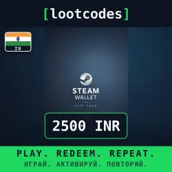 Steam Gift Card — INR 2500 — India