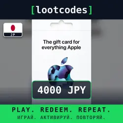 Apple Gift Card — JPY 4000 — Japan