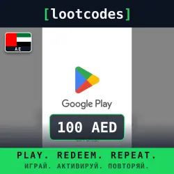 Google Play Gift Card — 100 AED — United Arab Emirates