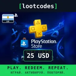 PlayStation Store Gift Card — $25 USD — Argentina