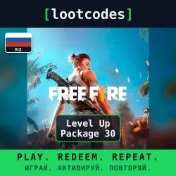 Garena Free Fire — Diamonds — Level Up Package 30 — CIS