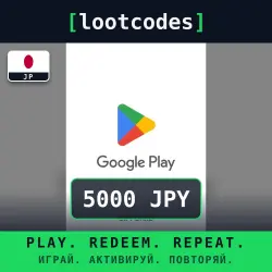 Google Play Gift Card — 5000 JPY — Japan