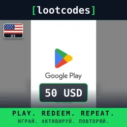 Google Play Gift Card — $50 USD — United States