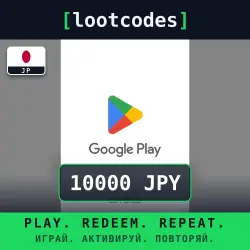 Google Play Gift Card — 10000 JPY — Japan