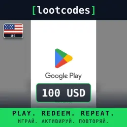 Google Play Gift Card — $100 USD — United States