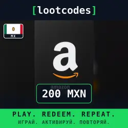 Amazon Gift Card — 200 MXN — Mexico