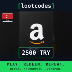 Amazon Gift Card — 2500 TRY — Türkiye