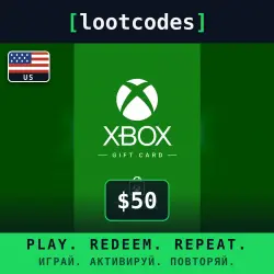 Xbox Gift Card — $50 — United States