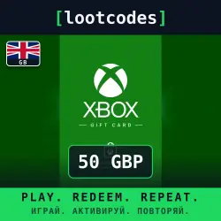 Xbox Gift Card — £50 GBP — Xbox Series X|S — United Kingdom