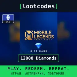 Mobile Legends: Bang Bang Gift Card — 12000 Diamonds — Global