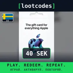 Apple Gift Card — SEK 40 App Store & iTunes — Sweden