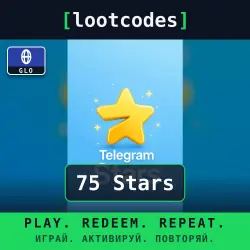 Telegram Stars — 75 Stars — Global
