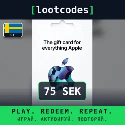 Apple Gift Card — SEK 75 App Store & iTunes — Sweden