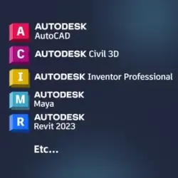 Autodesk All 60+ Apps Win/Mac, 1/2/3 Years