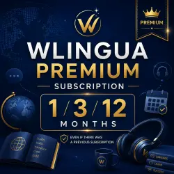 Wlingua Premium | 1/3/12 months for your account | even if you already had a subscription! |