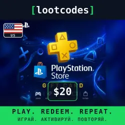 PlayStation Store Gift Card — $20 PlayStation Store Wallet — United States