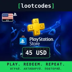PlayStation Store Gift Card — $45 USD — United States