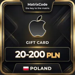 Apple Gift Card Poland — App Store, iTunes, iCloud, Apple Music, 20-200 PLN