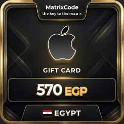Apple Gift Card Egypt — App Store, iTunes, iCloud, Apple Music, 570 EGP