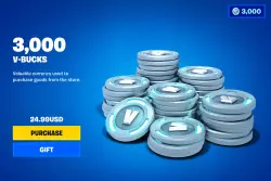 fortnite 3000 V-Bucks but only gift