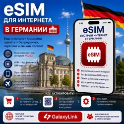 24/7 | AUTO | eSIM - Germany | Mobile Internet | From 1 GB to 30 GB
