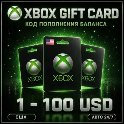 XBOX GIFT CARD 1 - 100 USD | TOP-UP CODE | USA | AUTO 24/7