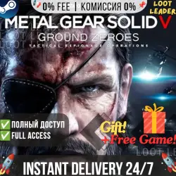 METAL GEAR SOLID V: GROUND ZEROES / Steam Account / Full Access / Instant Delivery 24/7