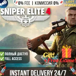 Sniper Elite 1, 2, 3, 4, Ghost Warrior 1, 2, Art of Victory / Steam Account / Full Access