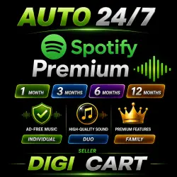 AUTO 24/7 SPOTIFY PREMIUM FAMILY OWNER AND INVITE 1/3/6/12 MONTHS.