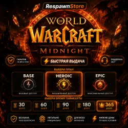 RF/WORLD OF WOW: Midnight | VARIOUS EDITIONS + GAME DAYS TIMEMAPS