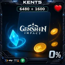 Genshin Impact (RU) — 6480 + 1600 [Пополнение], лот №207295