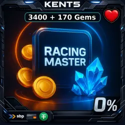 Racing Master — 3400 + 170 Gems [Top Up]