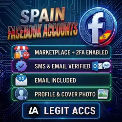 Spain Facebook Accounts | Marketplace + 2FA Enabled | SMS & Email Verified | Email Included