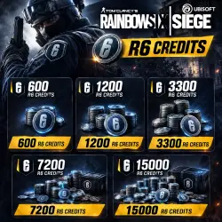 R6 Credits | Rainbow Six Siege — 1200 - 3600 - 7200 - 16000